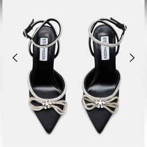Steve Madden Viable Black Heels, Size 7.5